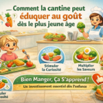 Comment la cantine peut éduquer au goût dès le plus jeune âge